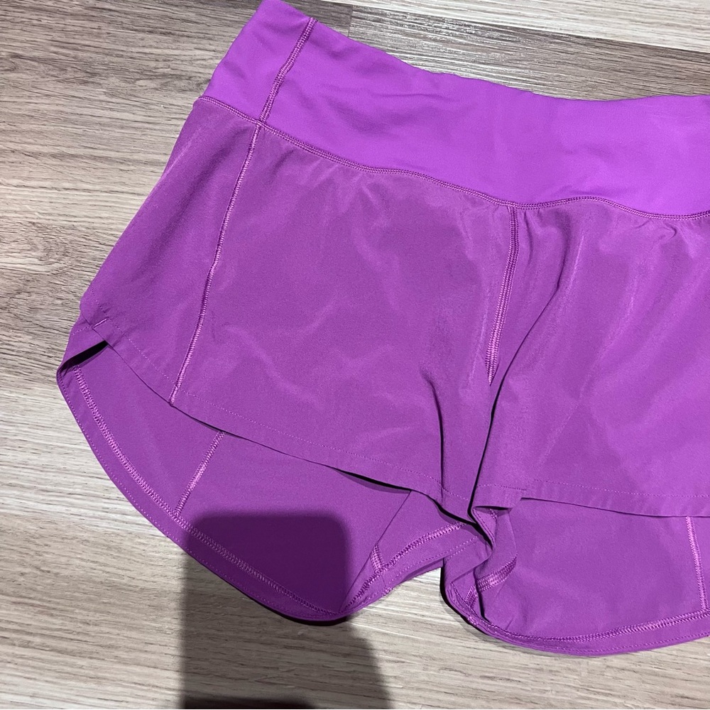 Purple Women's Shorts - Picture 3 of 9